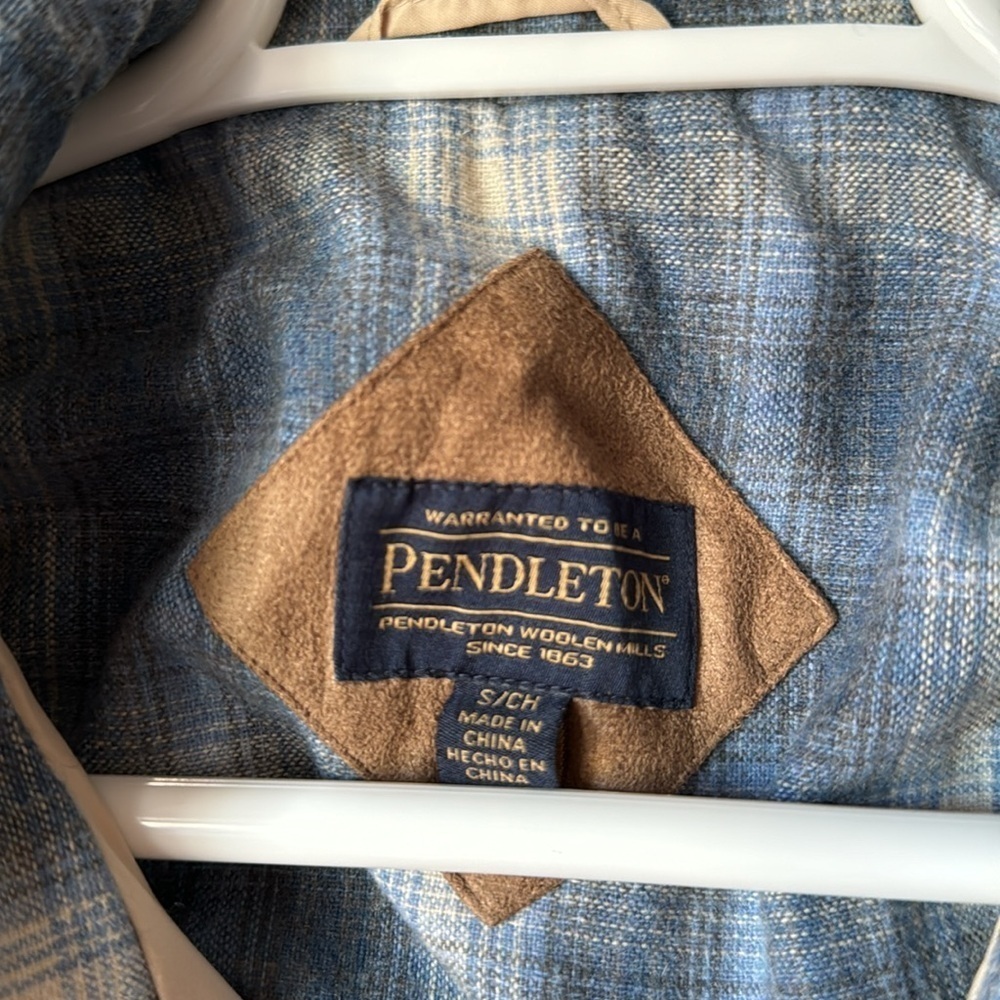 Pendleton Shearling Jacket Size Small - image 3